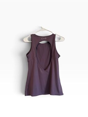 CVG Women's Deep Plum Racerback Tank Top
